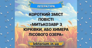 Короткий зміст повісті «Митькозавр з Юрківки, або Химера лісового озера»