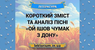 Короткий зміст та аналіз пісні «Ой ішов чумак з Дону»