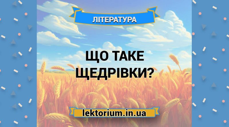Що таке щедрівки