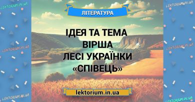 Ідея та тема вірша Лесі Українки «Співець»