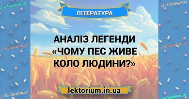 Аналіз легенди «Чому пес живе коло людини»