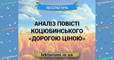 Аналіз повісті Коцюбинського «Дорогою ціною»