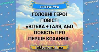 Головні герої повісті «Вітька + Галя, або Повість про перше кохання»