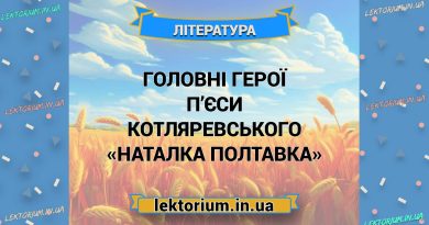 Головні герої п’єси Котляревського «Наталка Полтавка»