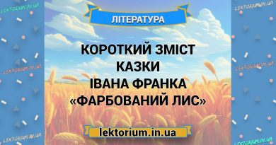Короткий зміст казки Івана Франка «Фарбований Лис»