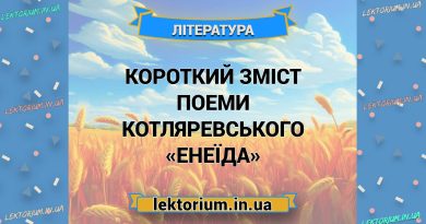 Короткий зміст поеми Котляревського «Енеїда»