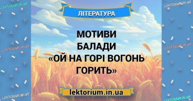 Мотиви балади «Ой на горі вогонь горить»