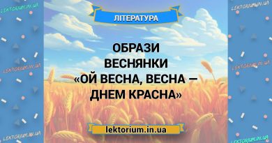 Образи веснянки «Ой весна, весна — днем красна»