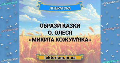 Образи казки О. Олеся «Микита Кожум’яка»