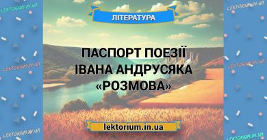 Паспорт поезії Івана Андрусяка «Розмова»