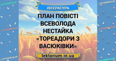 План повісті Всеволода Нестайка «Тореадори з Васюківки»