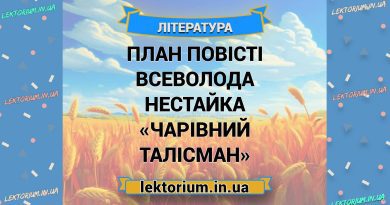 План повісті Всеволода Нестайка «Чарівний талісман»