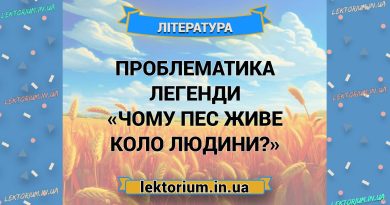 Проблематика легенди «Чому пес живе коло людини»