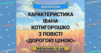 Характеристика Івана Котигорошко з повісті «Дорогою ціною»