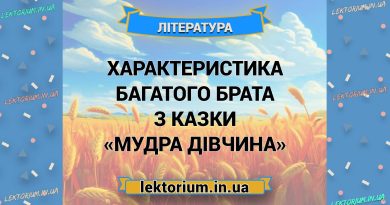 Характеристика Багатого брата з казки «Мудра дівчина»