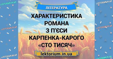 Характеристика Романа з п’єси Карпенка-Карого «Сто тисяч»