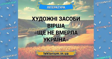Художні засоби вірша «Ще не вмерла Україна»