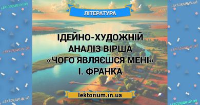 Ідейно-художній аналіз вірша «Чого являєшся мені» І. Франка