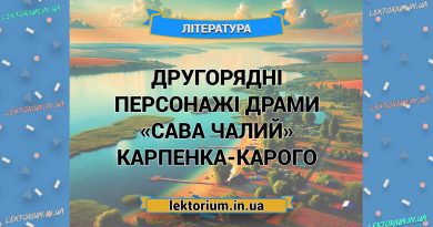 Другорядні персонажі драми «Сава Чалий» Карпенка-Карого