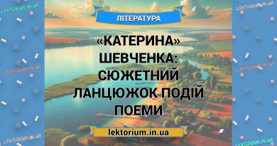 «Катерина» Шевченка_ СЮЖЕТНИЙ ЛАНЦЮЖОК ПОДІЙ поеми