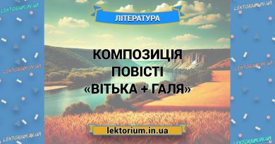 Композиція повісті «Вітька + Галя»