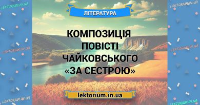 Композиція повісті Чайковського «За сестрою»