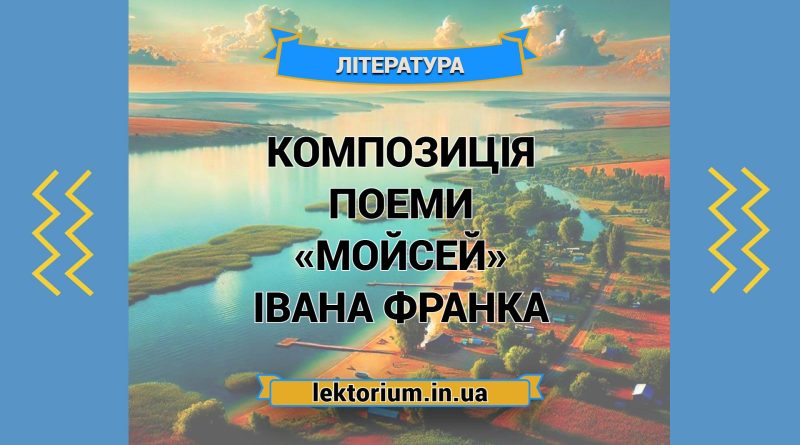 Композиція поеми «Мойсей» Івана Франка