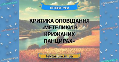 Критика оповідання «Метелики в крижаних панцирах»