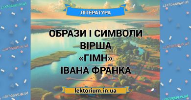 Образи і символи вірша «Гімн» Івана Франка