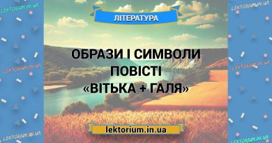 Образи і символи повісті «Вітька + Галя»