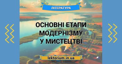 Основні етапи модернізму у мистецтві