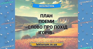План поеми «Слово про похід Ігорів»