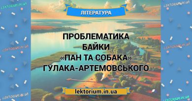Проблематика байки «Пан та Собака» Гулака-Артемовського