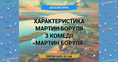 Характеристика Мартин Боруля з комедії «Мартин Боруля»
