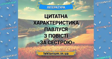 Цитатна характеристика Павлуся з повісті «За сестрою»