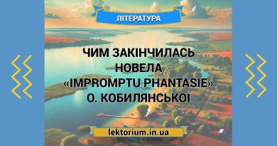 Чим закінчилась новела «Impromptu phantasie» О. Кобилянської