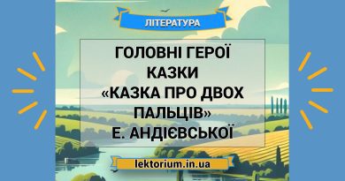 Головні герої казки «Казка про двох пальців» Е. Андієвської
