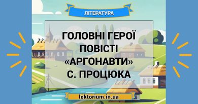 Головні герої повісті «Аргонавти» С. Процюка
