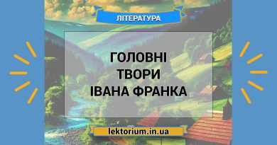 Головні твори Івана Франка