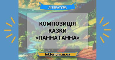 Композиція казки «Панна Ганна»