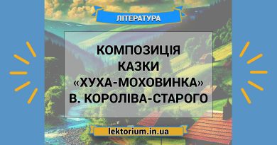Композиція казки «Хуха-Моховинка» В. Короліва-Старого