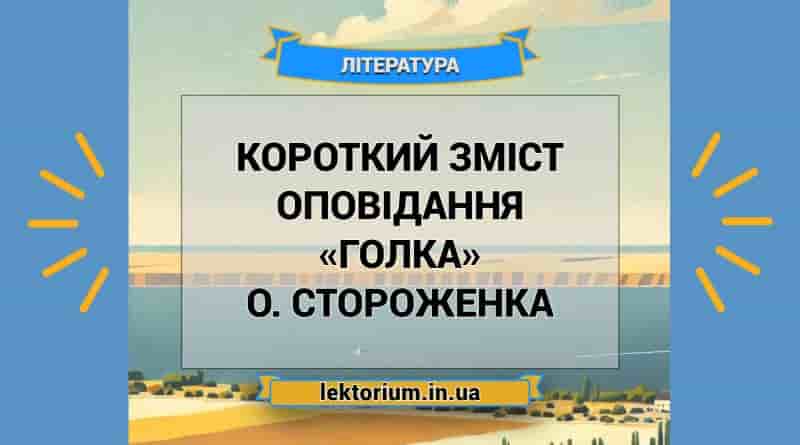 Короткий зміст оповідання «Голка» О. Стороженка