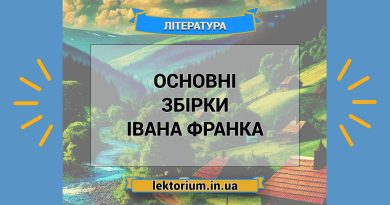 Основні збірки Івана Франка