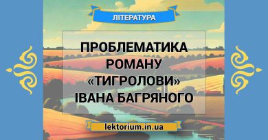 Проблематика роману «Тигролови» Івана Багряного