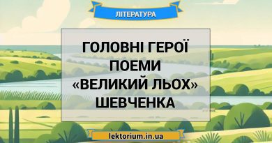 Головні герої поеми «Великий льох» Шевченка