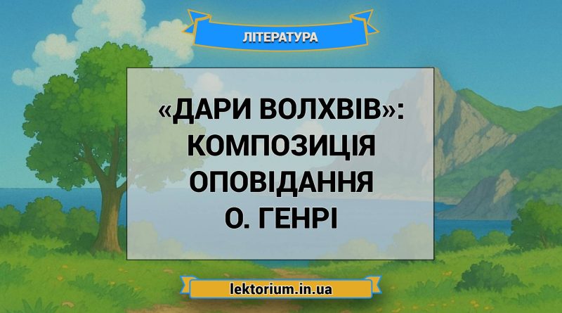 «Дари волхвів»_ КОМПОЗИЦІЯ оповідання О. Генрі
