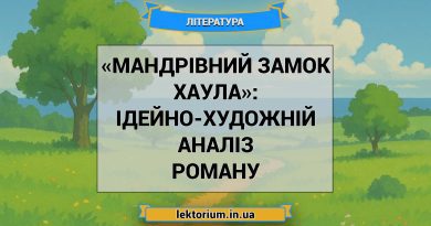 «Мандрівний замок Хаула»_ ІДЕЙНО-ХУДОЖНІЙ АНАЛІЗ роману