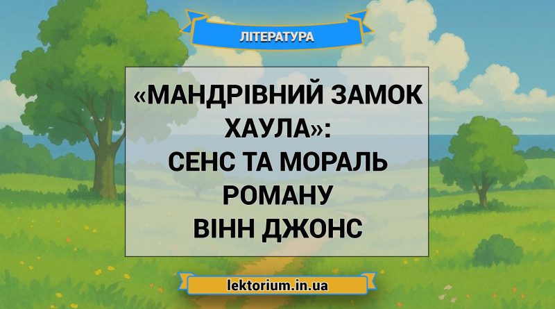 «Мандрівний замок Хаула»_ СЕНС ТА МОРАЛЬ роману Вінн Джонс
