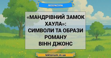 «Мандрівний замок Хаула»_ СИМВОЛИ ТА ОБРАЗИ роману Вінн Джонс