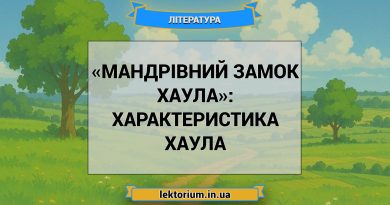 «Мандрівний замок Хаула»_ ХАРАКТЕРИСТИКА ХАУЛА